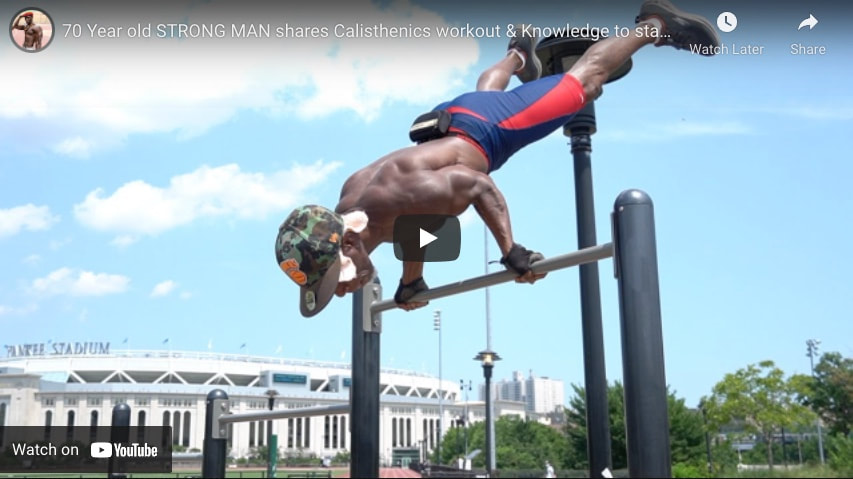 70 Year old STRONG MAN shares Calisthenics workout & Knowledge to stay forever young ft Loaded Lux